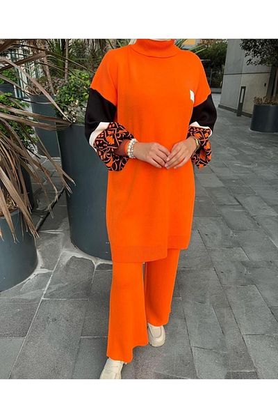 De Pose Balloon Sleeve Knitwear Set