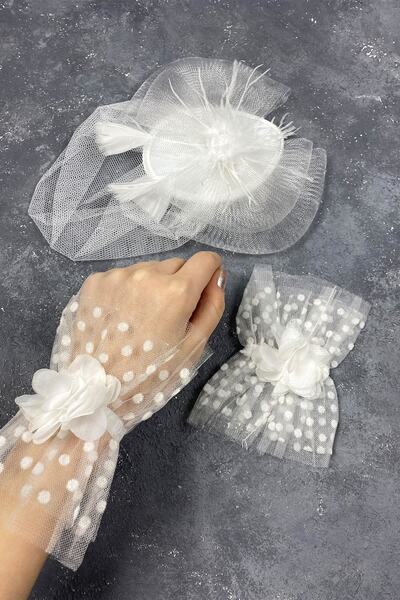 FdayAksesuar Αξεσουάρ νύφης Βουάλετ Καπέλο γάμου Αξεσουάρ μαλλιών νύφης και α...