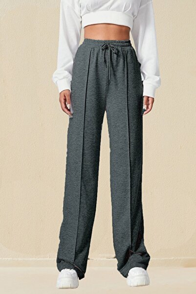 CNG MODA Ψηλόμεσο μαύρο παντελόνι με λεπτή γωνία