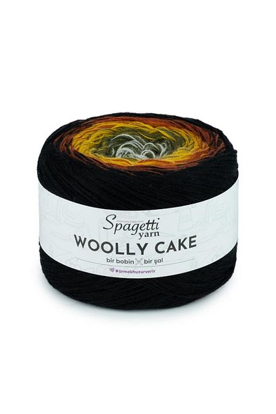 Spagettiyarn خيوط الحياكة اليدوية ذات الألوان الطبيعية من Woolly Cake
