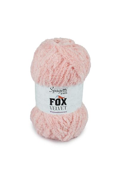 Spagettiyarn Πλεκτό νήμα Fox Velvet Soft Pink Velvet