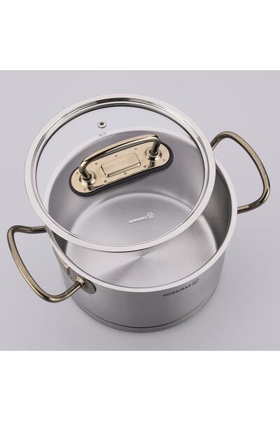 KORKMAZ Proline 8 Parça Tencere Seti