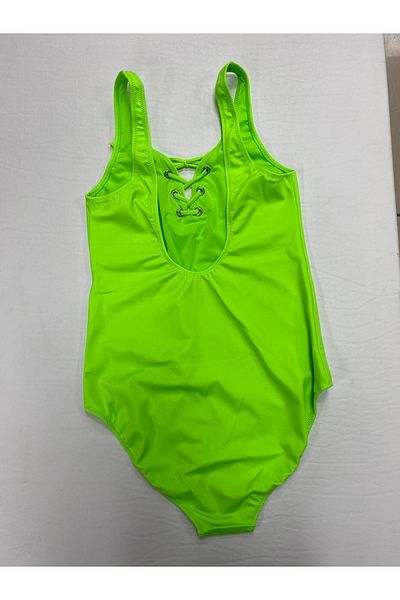 Kom Lace Detailed Girl's Swimsuit