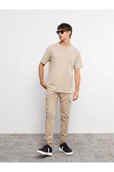 Your Fashion Style Ανδρικό κοντομάνικο βαμβακερό μπλουζάκι με λαιμόκοψη
