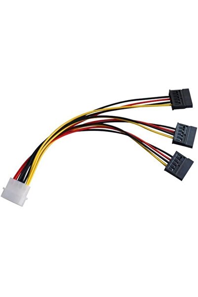 PrimeX Plus Px-5101 3 Port Sata Çoklayıcı, Molex To 3xsata Power Hdd/dvd/ssd Psu Güç Kablosu