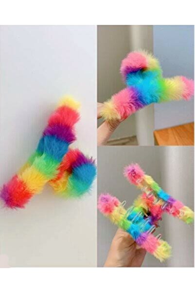 Angelika Buckle Colored Large Size Plush Bow Peg