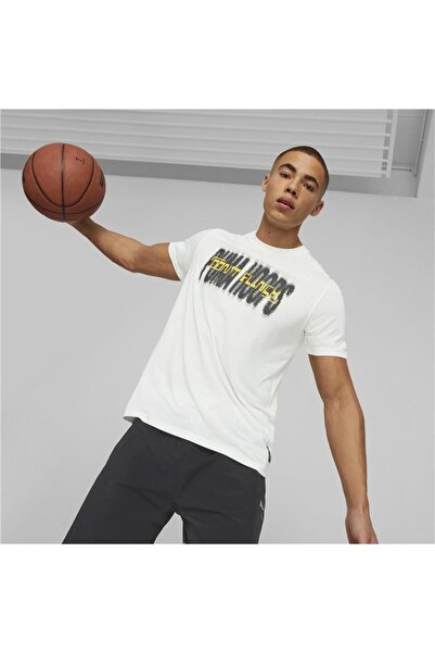 Puma 538574   Αθλητικό μπλουζάκι Perimeter Tee 2 Λευκό για ενήλικες