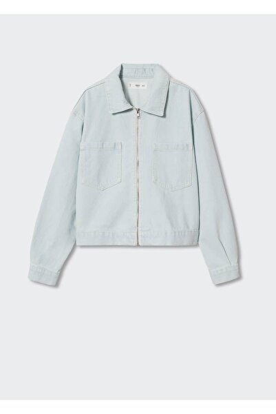 MANGO Woman Cepli Denim Ceket