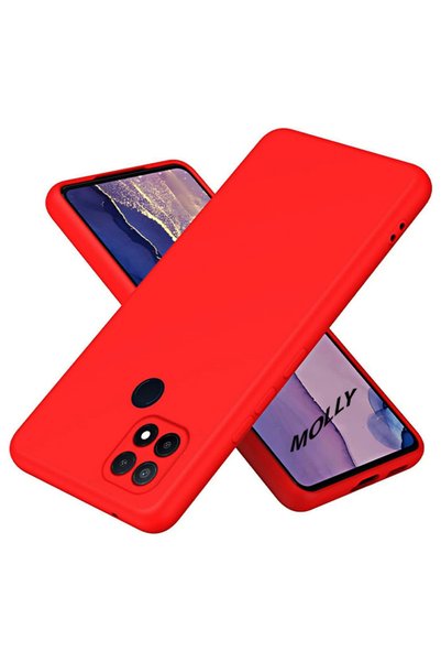Molly Technology Red Guardian Matte Silicone Case for Oppo A15 - A15S
