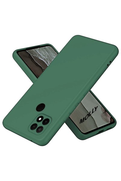 Molly Technology Dark Green Guardian Matte Silicone Case for Oppo A15 - A15S