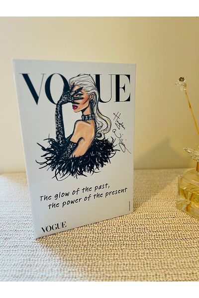 Saccura Decor Decorative Box Vogue Black&white Mannequin Look Decorative Book Box
