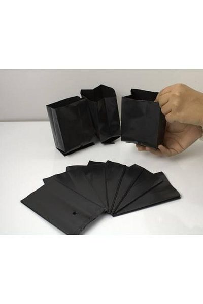 MERT AMBALAJ Tree Planting Seedling Poset Black 10 Pieces/10*25*5/