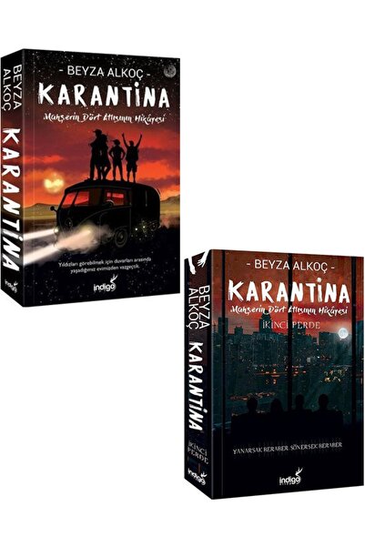İndigo Kitap Karantina Birinci Perde Ve Ikinci Perde Kitap Seti Beyza Alkoç