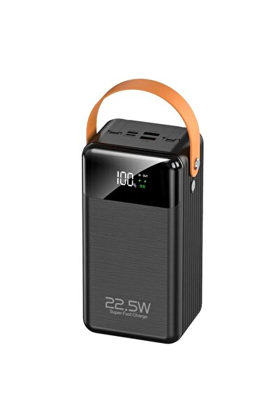 PİNK İTHALAT Yeni Nesil 80.000mah Powerbank Led Aydınlatmalı Askılı Djital Gö...
