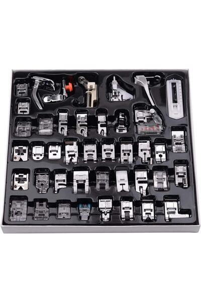 tuhafiyecimiz 42 Parça Ev Tipi Dikiş Makine Ayak Seti (brother, Singer, Janome Zetina, Juki, Bernette Vb)