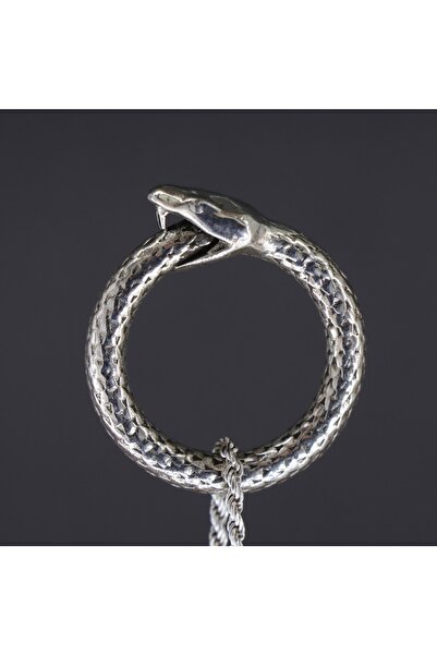 Moko Art Design Ouroboros – Kendini Yiyen Yılan Kolye 925 Gümüş