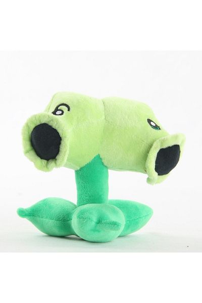 Schulzz Plants and Zombie Green Doubleheaded Ball Shooting Plush Toy 18cm