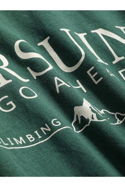 AFROGİYİM Women's Go Ahead Printed Oversize T-shirt