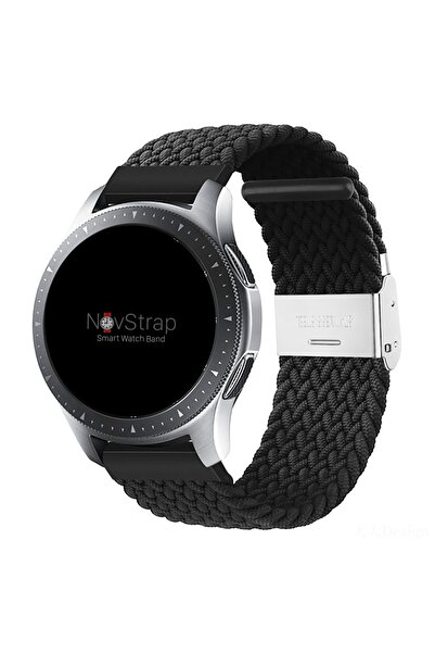 NovStrap Huawei Watch Gt Runner Ile Uyumlu Kordon Kayış (22mm) Flexible Elastik Örgü Kayış