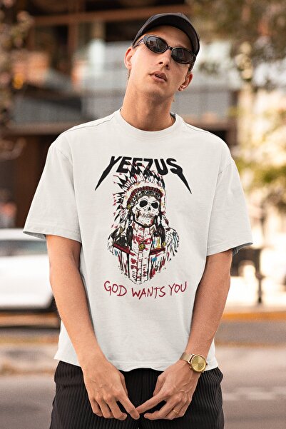 Usaspor Tricou Yeezus Loose Cut oversize din bumbac