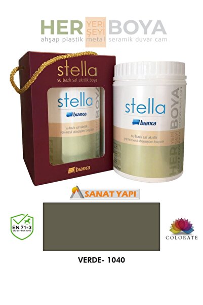 Bianca Stella Su Bazlı Saf Akrilik Boya 1tl Verde