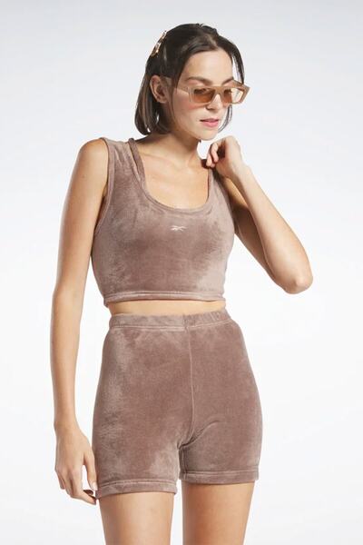 Reebok Cl Wde Plush Tank Brown Women's Athlete