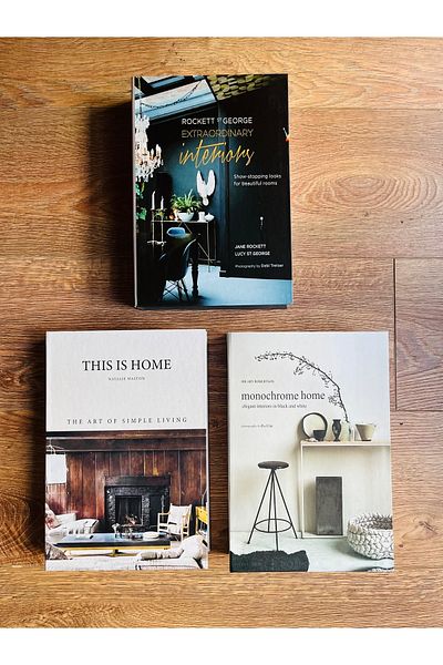 Saccura Decor Decorative Book Box, 3-Piece Decorative Box Set, Thıs Is Home & Interıor & Monochrome