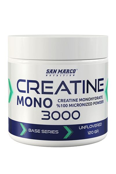 SANMARCO NUTRITION Creatine Base Series - 100% Micronized, Unflavored, 120 Gr