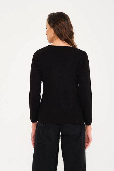 Solo Women's Pearl Detailed Knitwear Knitted Sweater
