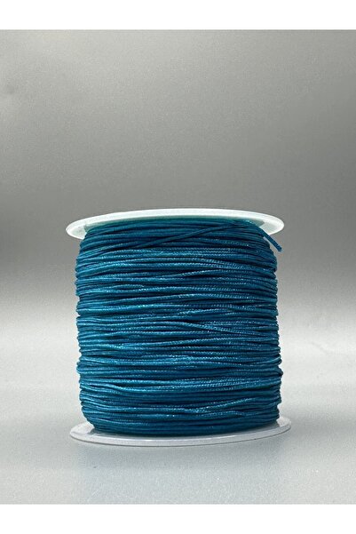 Egem aksesuar حبل المظلة باللون الأزرق البترولي - 100 متر وبكرة واحدة