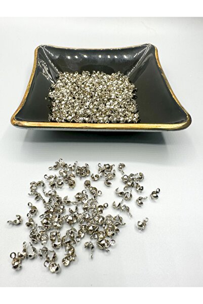 Egem aksesuar خطاف إغلاق بعقدة لون فضي (200 قطعة)