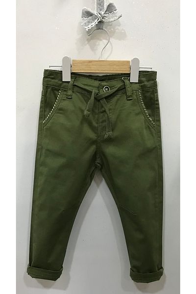 Çikoby Baby Boy Pocket Stitched Trousers