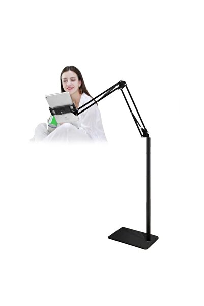 Hobimtek Ht-47 Metal Cep Telefonu Ve Tablet Standı Döner Başlıklı Dirsekli