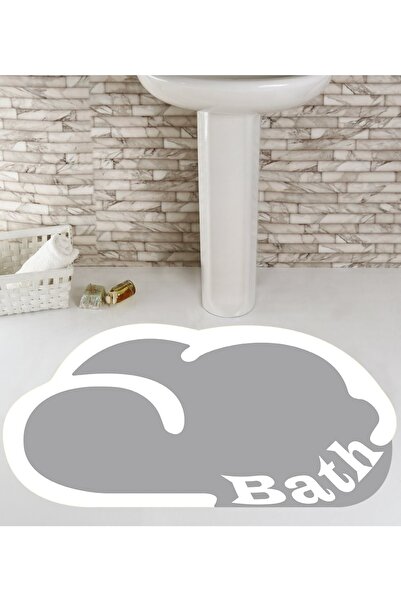MAMKO Kaymaz Taban, Yıkanabilir ,bath Yazılı Banyo Paspası, Dekoratif Paspas,...