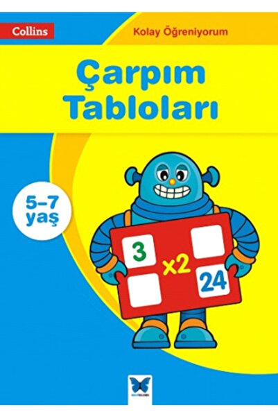 Mavi Kelebek Yayınları Collins Kolay Öğreniyorum Serisi - Çarpım Tabloları (5...