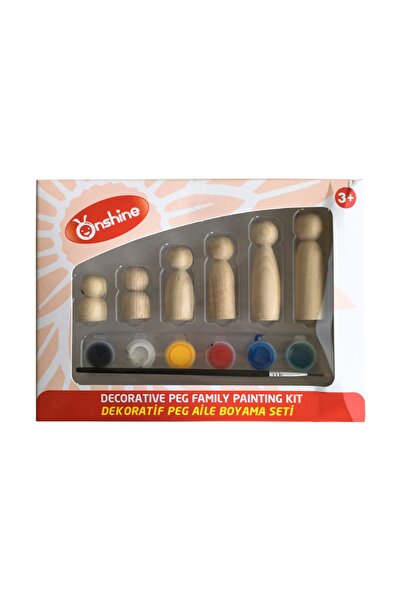 Waldorf Peg Baby Family Coloring Set