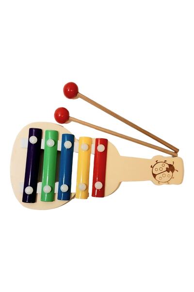bakgelal Gitar Şeklinde Küçük Ksilofon