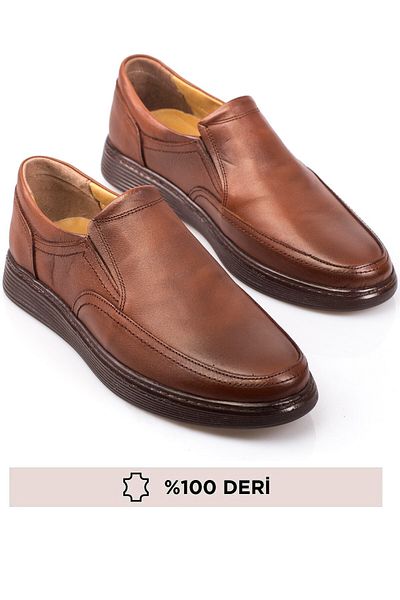 maximoda Естествена кожа, ортопедични, много леки, зашити, без връзки, мъжки кожени обувки