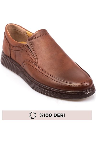 maximoda Естествена кожа, ортопедични, много леки, зашити, без връзки, мъжки кожени обувки