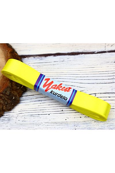 YAKUT Διακοσμητικά Υλικά Σατέν Κορδέλα 2 εκ. Κίτρινη 5 μέτρα