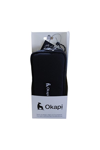 SEYFİKİRTASİYE Okapi Μαύρη υφασμάτινη θήκη για στυλό 3 διαμερισμάτων Υψηλής π...