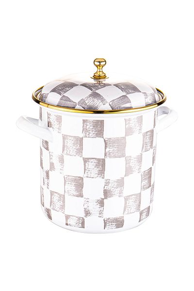 Taşev Damas - Enameled Asparagus Pot 16 Cm