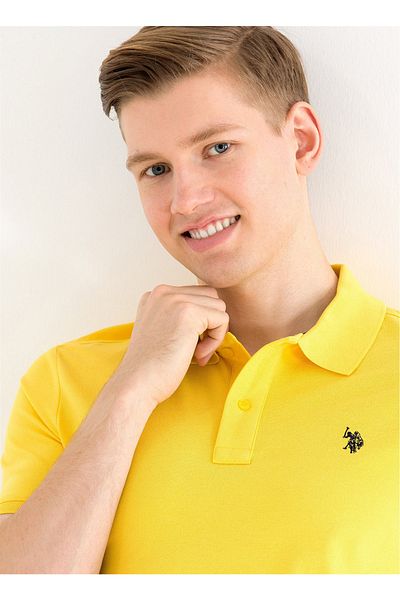 U.S. Polo Assn. Polo T-sh, Xl, Dark Yellow