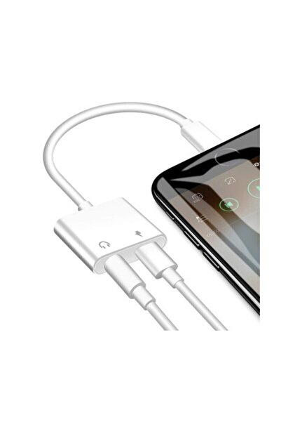 Genel Markalar Iphone Ipad Lightning Uyumlu Kulaklık Ve Şarj Çevirici Dönüştürücü Çoğaltıcı Kablo 6 7 8 X Xs Xs Ma