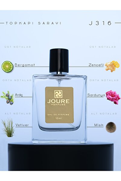 JOURE PERFUME Joure J316 - Taze Baharatlar Ferah Bergamot Kokulu 50ml Kalıcı ...