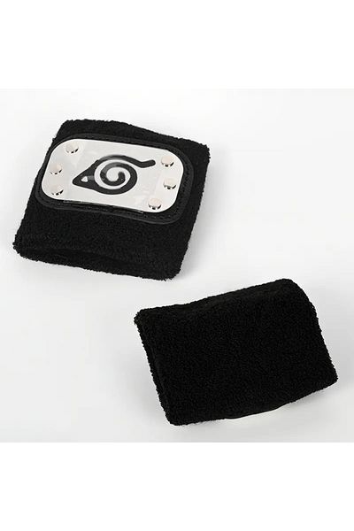 Köstebek Anime Naruto Konoha Metal Plate Bracelet