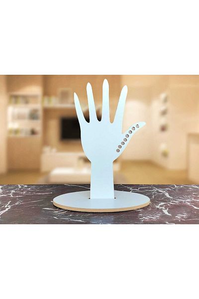 Dekoroyal Ring Bracelet and Earring Holder - Decorative Accessory Gift Jewelry Stand Organizer