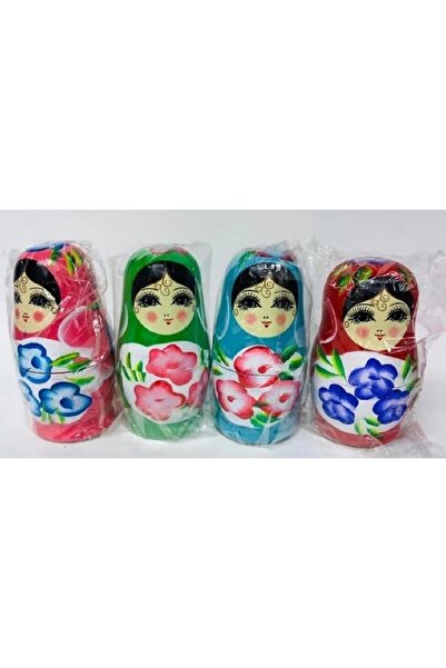 JujiKırtasiye 5'li Ahşap Matruşka