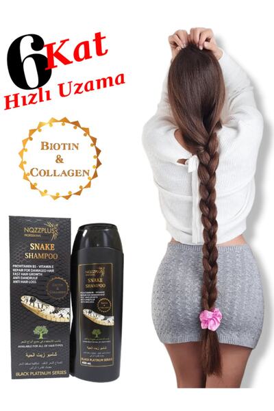 NQZZPLUS Nozzplus Yılan Yağı Şampuanı Biotin & Collegen