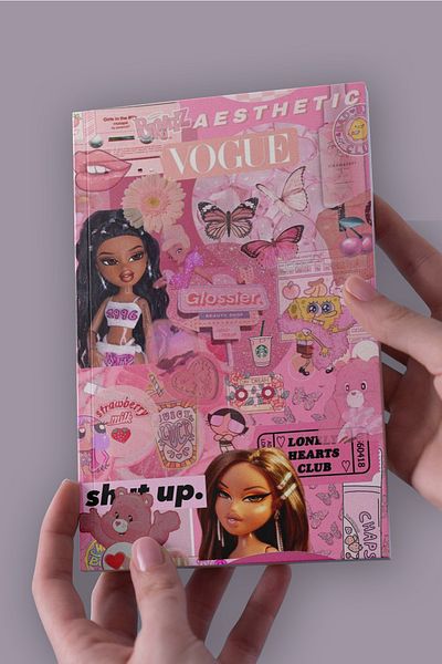 Namgo Caiet Bratz Collage A5 fără linii (50 coli)